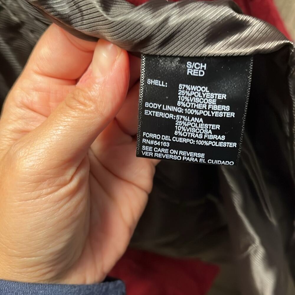 Dark Red/Maroon Ck Wool Jacket - image 7